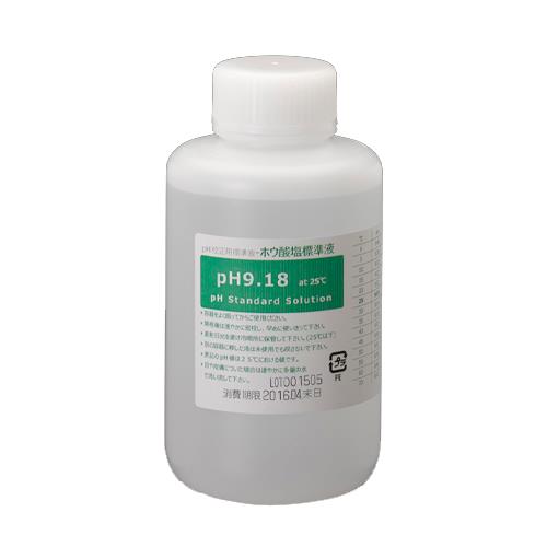 佐藤計量器製作所 PH 9.18/500ml ほう酸塩ｐＨ標準液 6404-10