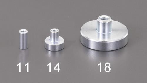 ESCO（エスコ） φ16.0x 4.5mm/M4x0.7/ 95N 強力マグネット EA781EE-15
