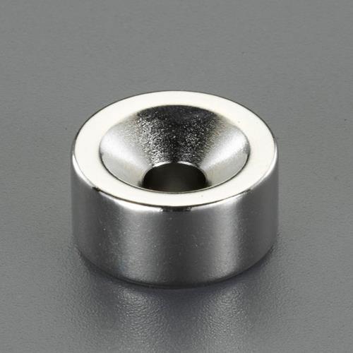 ESCO（エスコ） φ19.0x 7.6mm/4.5mm 強力マグネット EA781EL-13