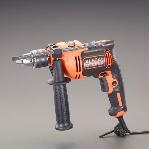 BLACK+DECKER（ﾌﾞﾗｯｸ・ｱﾝﾄﾞ・ﾃﾞｯｶｰ） 13mm/ 550W 振動ドリル(正逆転･無段変速) BEH550