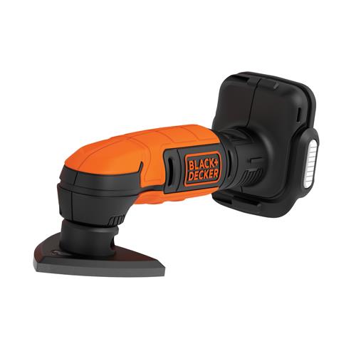 BLACK+DECKER（ﾌﾞﾗｯｸ・ｱﾝﾄﾞ・ﾃﾞｯｶｰ） DC10.8V ミニサンダー(ﾊﾞｯﾃﾘｰ付) BDCDS12UB