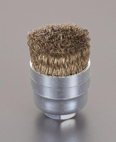 ESCO（エスコ） 32mm/M10 ワイヤーブラシ(ｶｯﾌﾟ型/ｽﾁｰﾙ製) EA809YR-91
