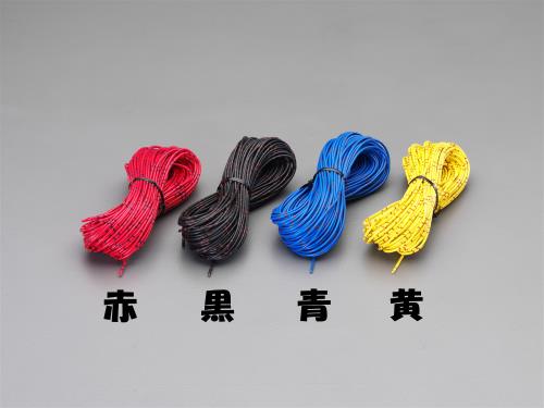 ESCO（エスコ） 3.0mm2x25m  [ AVS/赤]自動車用コード EA812JY-141