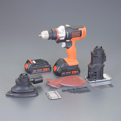 BLACK+DECKER（ﾌﾞﾗｯｸ・ｱﾝﾄﾞ・ﾃﾞｯｶｰ） DC 18V マルチツール(充電式) EVO185B1