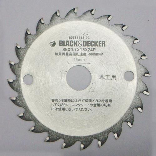 BLACK+DECKER（ﾌﾞﾗｯｸ・ｱﾝﾄﾞ・ﾃﾞｯｶｰ） [EA813WA-19用] φ85mm 超硬ﾁｯﾌﾟｿｰ(木工用) CB24T