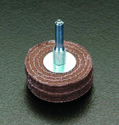 ESCO（エスコ） 100mm 軸付布バフ EA819AX-4