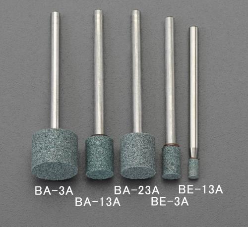 ESCO（エスコ） 8x10mm/3mm軸 軸付砥石(緑) EA819BA-13A