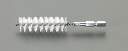 ESCO（エスコ） 25mm 六角軸付チューブラシ(ﾅｲﾛﾝ) EA819BL-335