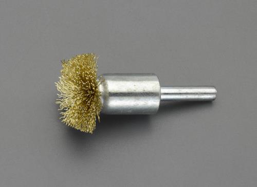 ESCO（エスコ） 50mm/6mm軸 軸付ブラシ(傘型/ｽﾁｰﾙ製) EA819BM-133
