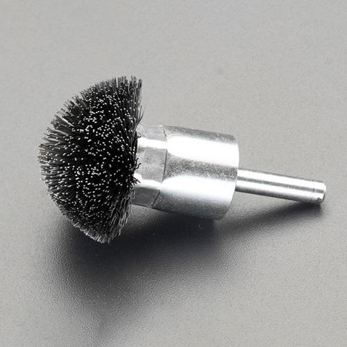 ESCO（エスコ） 30mm/6.0mm軸 軸付ブラシ(傘型･ｽﾁｰﾙ製) EA819BP-5