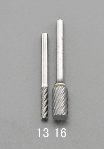 ESCO（エスコ） 6.0x13x45mm/3mm軸 超硬ｶｯﾀｰ(ｽﾃﾝﾚｽ用･快削) EA819CD-16
