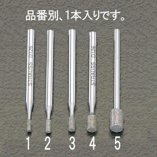 ESCO（エスコ） 1.6x4.6x44.5mm ダイヤモンドバー(3mm軸) EA819DF-1