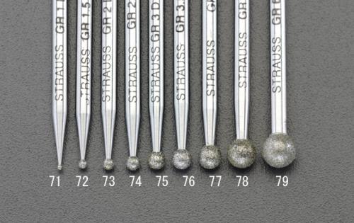 ESCO（エスコ） φ4.0mm/45mm ＣＢＮバー(丸/3mm軸) EA819DJ-177