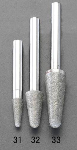 ESCO（エスコ） 10x19x65mm ダイヤモンドバー(6mm軸) EA819DL-32