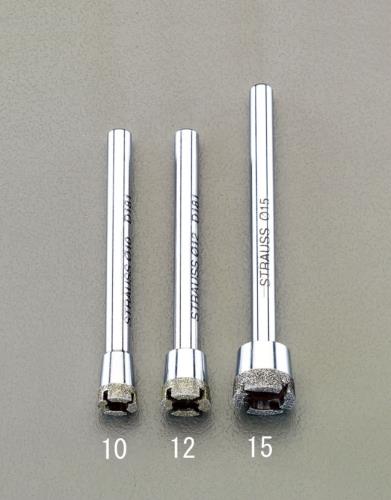 ESCO（エスコ） φ12x75mm/#200 ﾀﾞｲﾔﾓﾝﾄﾞﾎｰﾙｶｯﾀｰ(6mm軸) EA819DW-12