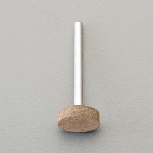ESCO（エスコ） #100･13x 3mm/3mm軸 軸付ゴム砥石(ﾊｰﾄﾞ) EA819GB-25