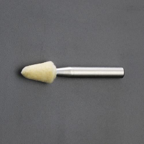 ESCO（エスコ） 10x15mm/6mm軸 軸付フェルトバフ(ﾊｰﾄﾞ) EA819GB-278