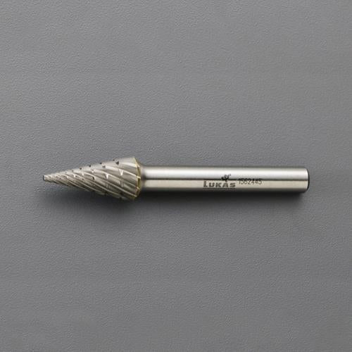 ESCO（エスコ） 12x25x65mm/6mm軸 超硬カッター(ｽﾃﾝﾚｽ用) EA819GL-154