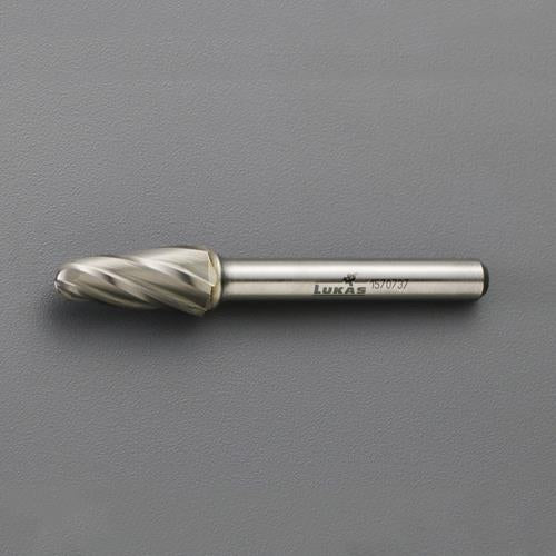 ESCO（エスコ） 10x20x60mm/6mm軸 超硬カッター(ｱﾙﾐ用) EA819GL-342