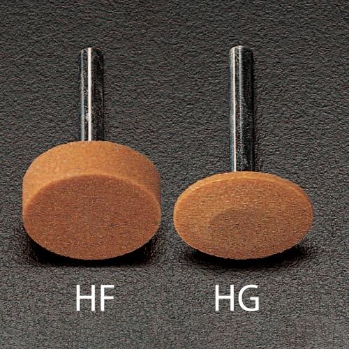 ESCO（エスコ） 32x 8mm/6mm軸 軸付砥石(算盤型/橙) EA819HG-32