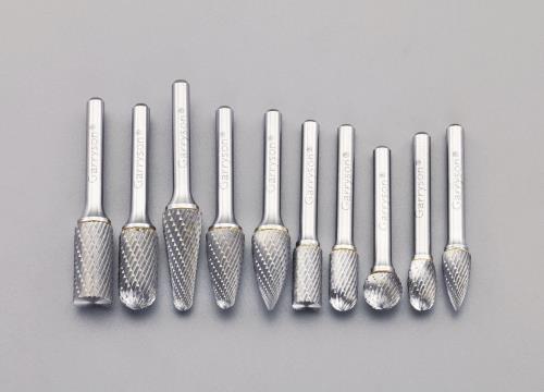 ESCO（エスコ） 10本組 超硬カッター(6mm軸) EA819J-13