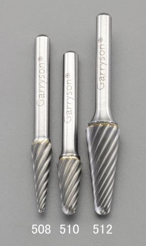 ESCO（エスコ） [快削]12x30mm/6mm軸 超硬ｶｯﾀｰ(ｽﾃﾝﾚｽ用) EA819JC-512