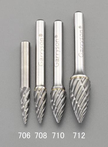 ESCO（エスコ） [快削] 6x16mm/6mm軸 超硬ｶｯﾀｰ(鉄･鋳物用) EA819JF-706