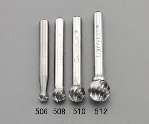 ESCO（エスコ） [快削] 8x7.2mm/6mm軸 超硬ｶｯﾀｰ(ｽﾃﾝﾚｽ用) EA819JH-508
