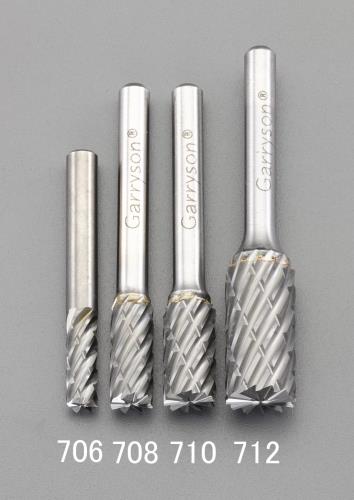 ESCO（エスコ） [快削] 8x19mm/6mm軸 超硬ｶｯﾀｰ(鉄･鋳物用) EA819JJ-708