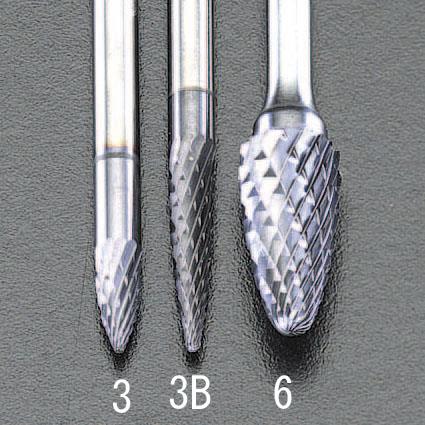 ESCO（エスコ） 6x 13mm/3mm軸 [Coated]超硬バー EA819PM-6