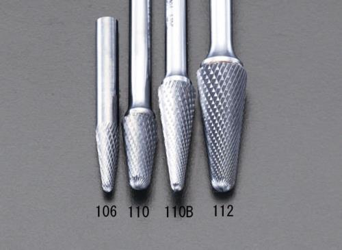 ESCO（エスコ） 12x30mm/6mm軸 [Coated]超硬バー EA819VC-112
