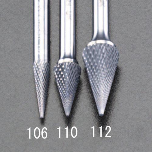 ESCO（エスコ） 6x19mm/6mm軸 [Coated]超硬バー EA819VD-106