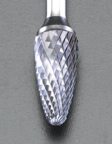 ESCO（エスコ） 12x25mm/6mm軸 [Coated]超硬バー(重作業用) EA819VE-212