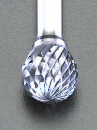 ESCO（エスコ） 12x10.8mm/6mm軸[Coated]超硬バー(重作業) EA819VH-212