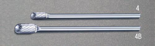 ESCO（エスコ） 12x25x175mm/6mm軸 [Coated]超硬バー EA819VL-4B