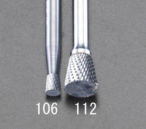 ESCO（エスコ） 6x 7mm/6mm軸 [Coated]超硬バー EA819VP-106