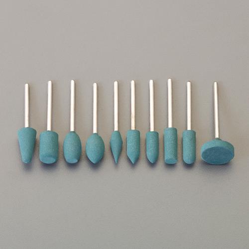 ESCO（エスコ） 10本組/#180 軸付き砥石セット(2.35mm軸) EA819WM-142