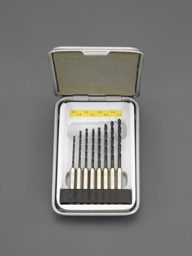 ESCO（エスコ） 2.5-4.2mm/８本組 六角軸ドリル(HSS) EA824BH-100