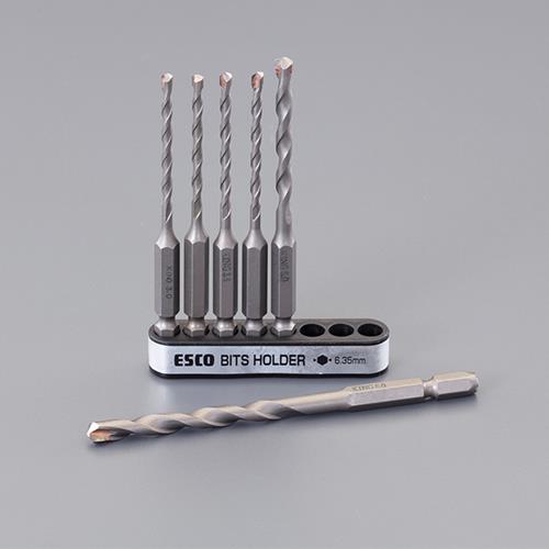 ESCO（エスコ） 3.0-6.0mm/６本組 マルチドリル(六角軸) EA824BS-100