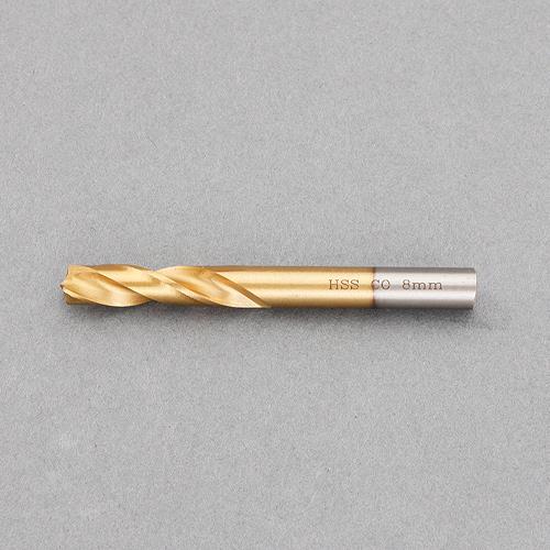 ESCO（エスコ） 7.0x 74mm ｽﾎﾟｯﾄ溶接ﾄﾞﾘﾙ(Co-HSS/Tinｺｰﾄ) EA824HC-107