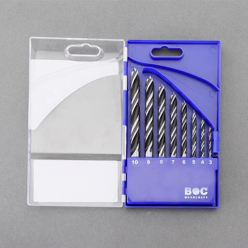 ESCO（エスコ） 3.0-10.0mm/８本組 ドリル(木工用) EA824LK-308