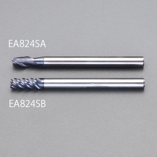 ESCO（エスコ） 1.5x50mm ｴﾝﾄﾞﾐﾙ(AITicrN coat/超硬･4枚刃 EA824SB-1.5
