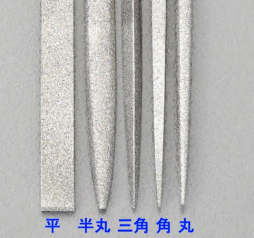 ESCO（エスコ） 180mm/#150 ﾀﾞｲﾔﾓﾝﾄﾞやすり(精密･角) EA826NA-8D