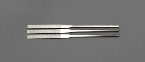 ESCO（エスコ） 140mm ﾀﾞｲﾔﾓﾝﾄﾞ鑢(精密･平/3粒度･3本組) EA826NF