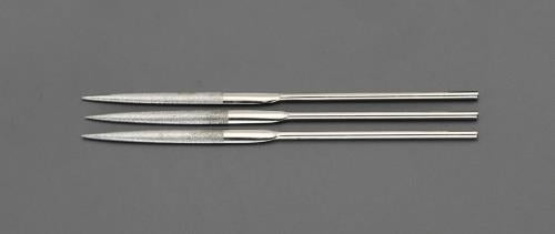 ESCO（エスコ） 140mm ﾀﾞｲﾔﾓﾝﾄﾞﾔｽﾘ(精密･半丸/3粒度･3本組) EA826NG