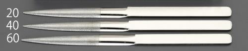 ESCO（エスコ） 215mm/#200 ダイヤモンドやすり(半丸) EA826SG-20