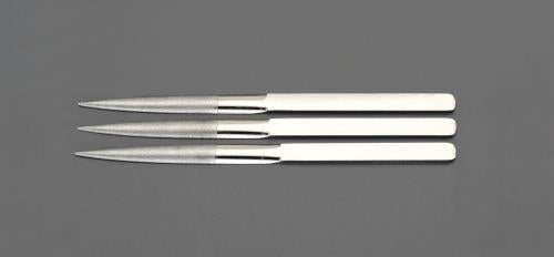 ESCO（エスコ） 215mm ﾀﾞｲﾔﾓﾝﾄﾞやすり(半丸/3粒度･3本組) EA826SG