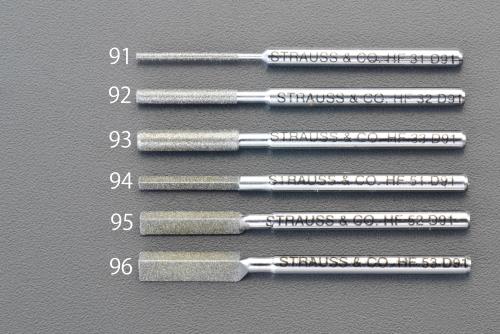 ESCO（エスコ） 2.3 x 50mm ﾀﾞｲﾔﾓﾝﾄﾞ鑢(三角･ｼｮｰﾄ/#200) EA826VM-94