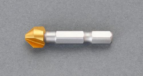 ESCO（エスコ） 10.4mm ｶｳﾝﾀｰｼﾝｸ(1/4'六角軸/HSS･TiNｺｰﾄ) EA827JB-10