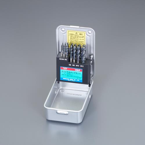 ESCO（エスコ） M3-M12 ｽﾊﾟｲﾗﾙﾀｯﾌﾟｾｯﾄ(HSS) EA829DS-1